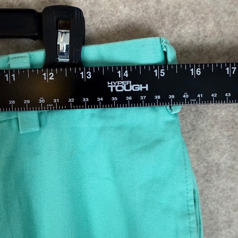 Bills Khakis Classic Fit Pants 34x27.5 Cotton Chino Turquoise Green Made In USA - Picture 6 of 10